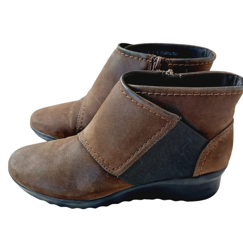 Clarks dark brown
